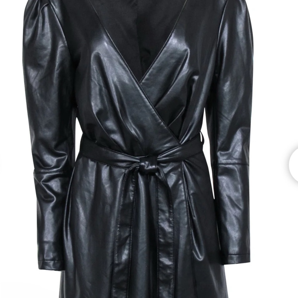 7 For All Mankind Black Long Sleeve Dress